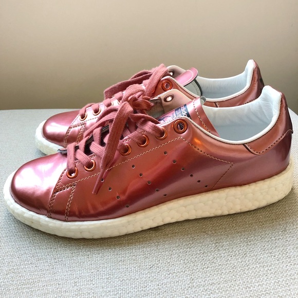 adidas stan smith metallic rose gold